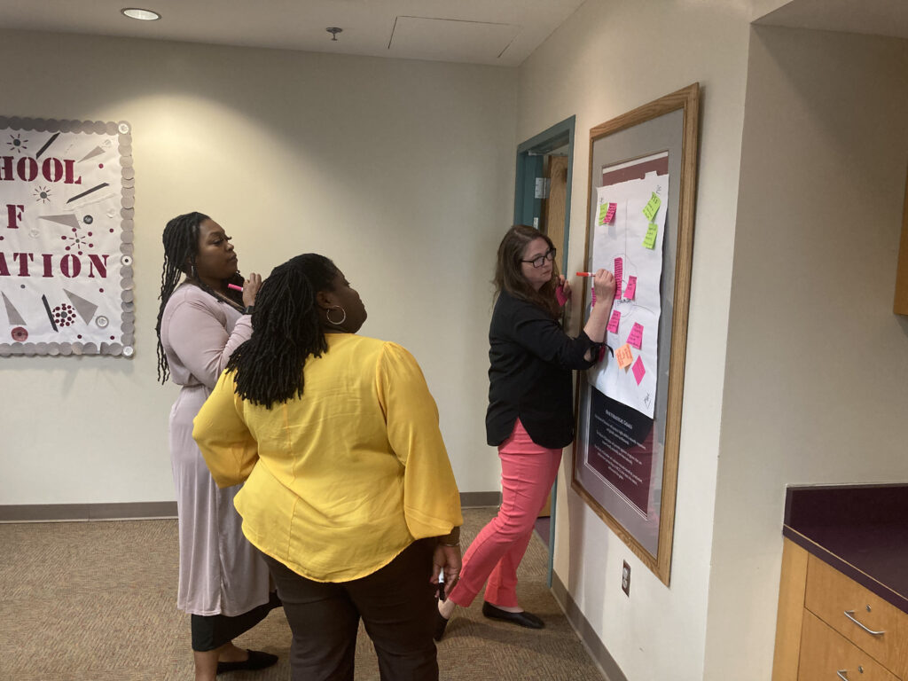 Jeanes Fellows collaborate on iterative design.
